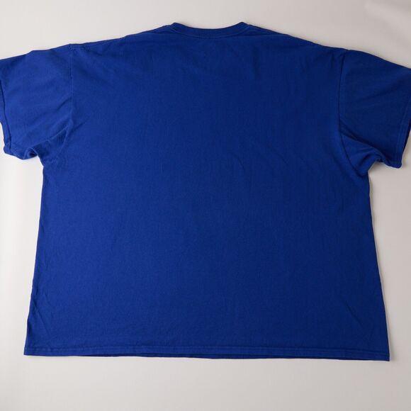 Majestic Philadelphia 76ers T-Shirt Mens 2XL Blue NBA Basketball Graphic Tee - Picture 4 of 7